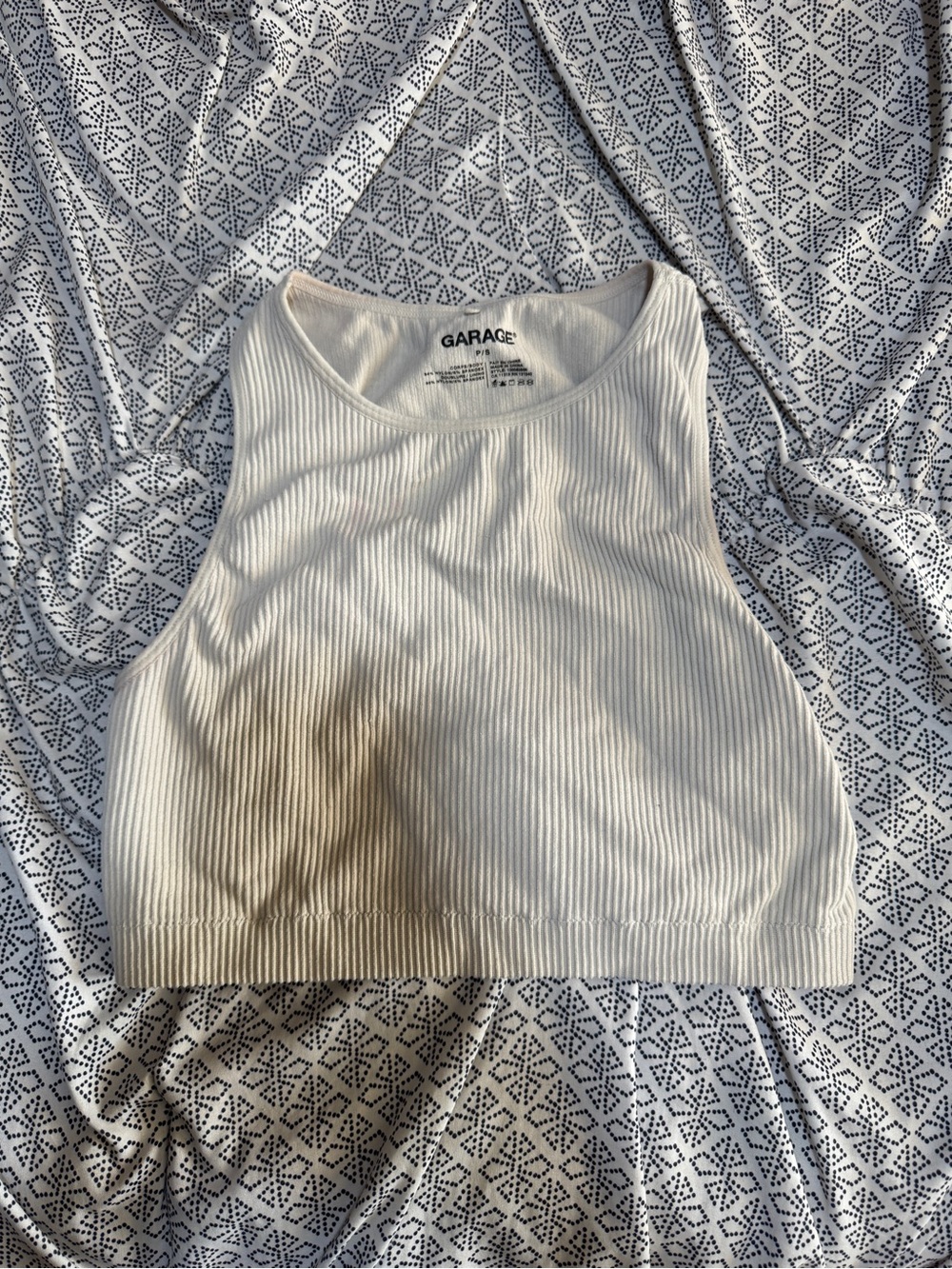 Cropped Garage Tank